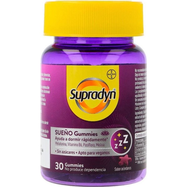 Supradyn Sueño Gummies con Melatonina 30 Unidades