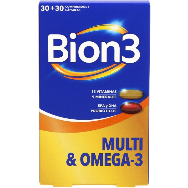 Bion3 multi & omega-3 30 comprimidos + 30 capsulas